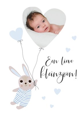 Tsjip | Geboortekaart | Lieve Kleinzoon