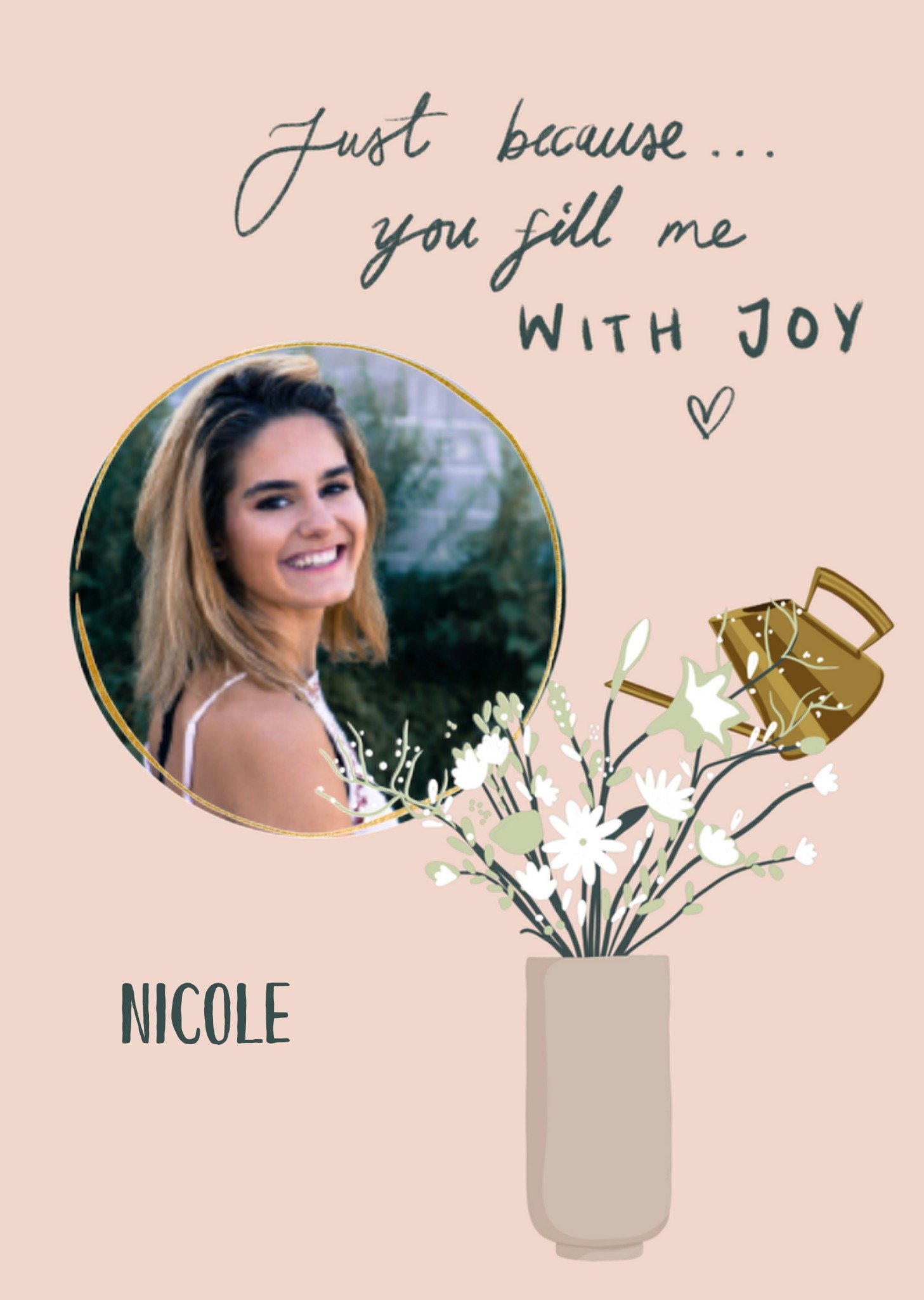 Zomaar kaart Wederhelft vrouw Kaart Greetz