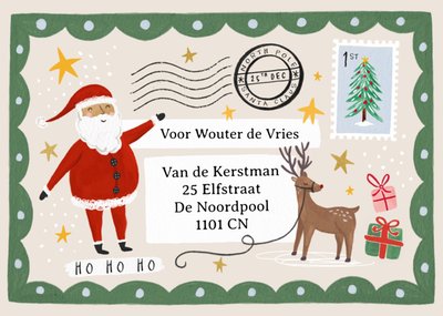 Greetz | Kerstkaart | Van de Kerstman 