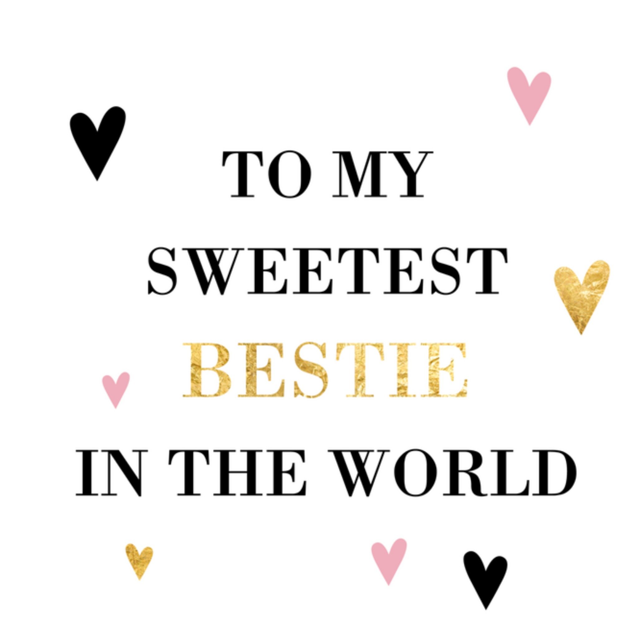 Greetz Valentijnskaart bestie Vierkant
