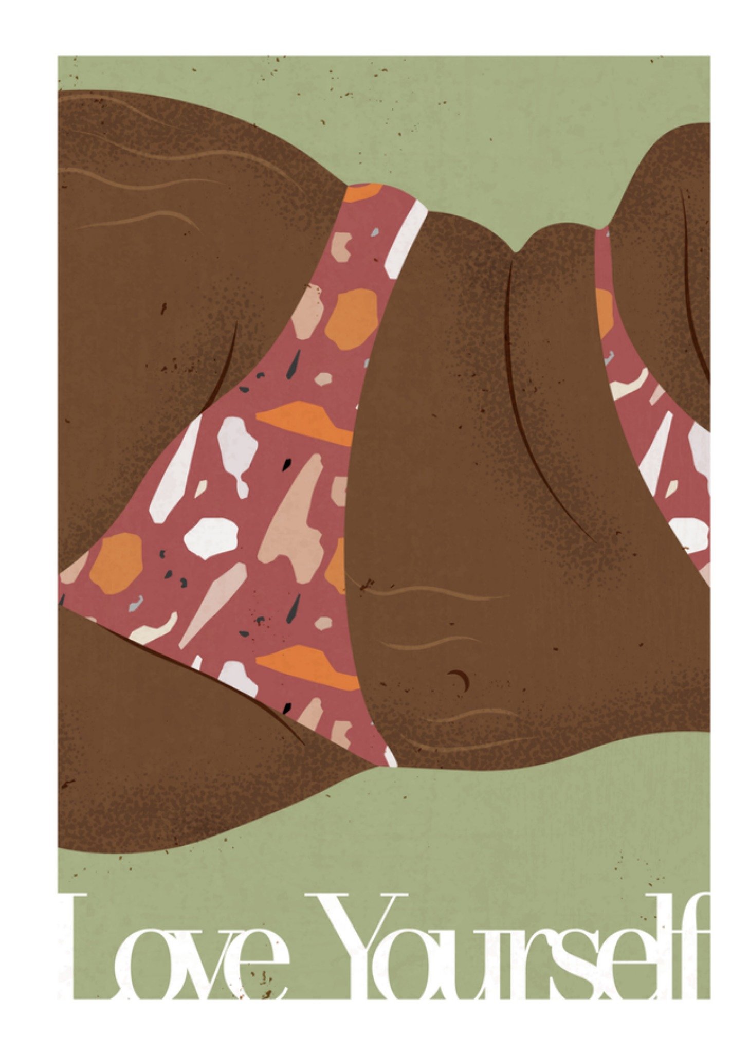 Zomaar Love yourself Kaart Melolelo
