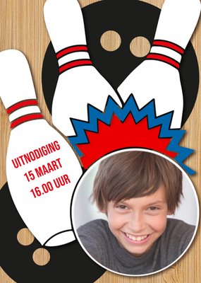 Greetz | Verjaardagskaart | Uitnodiging kinderfeest | Bowling time