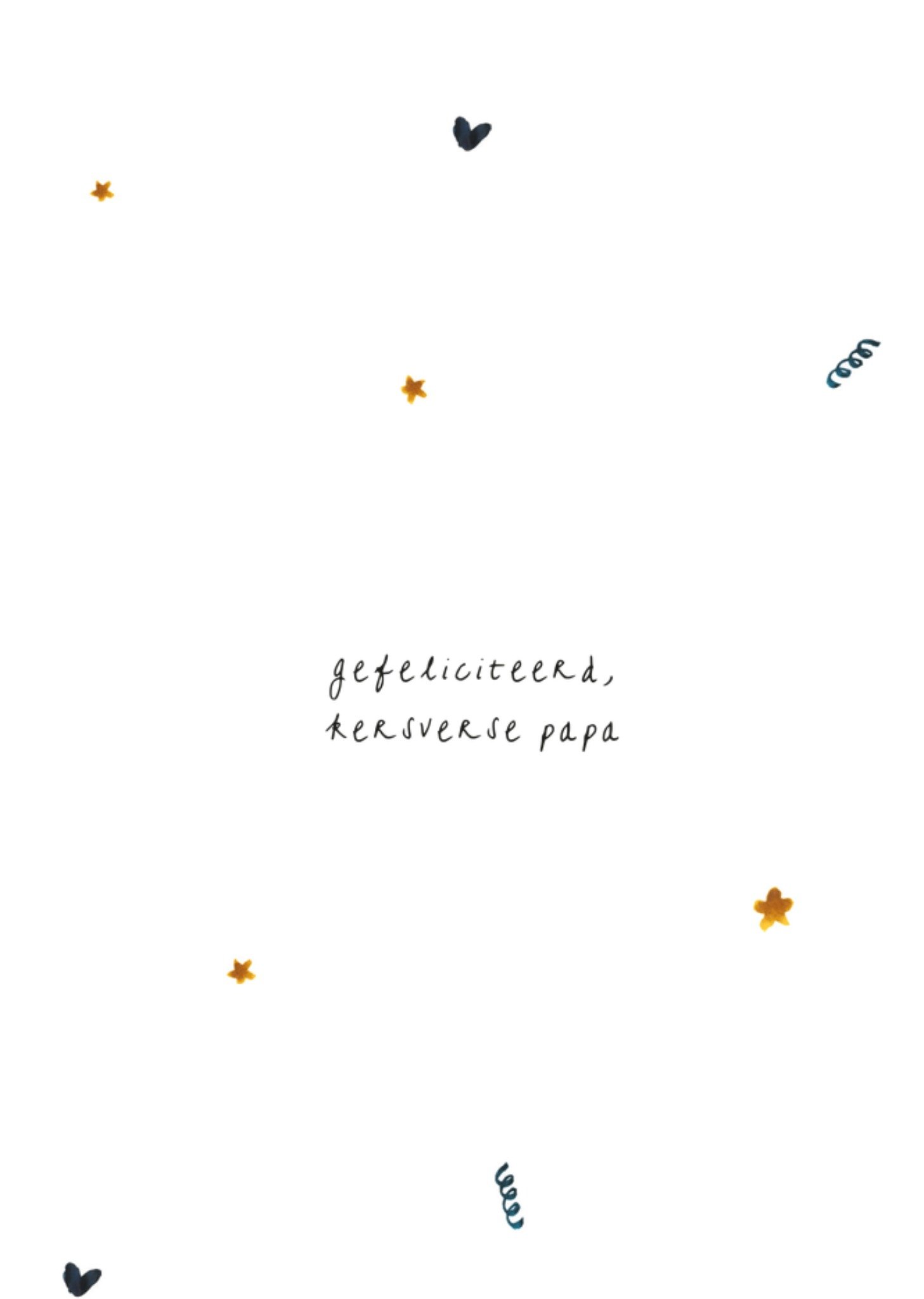 Verjaardagskaart Kersverse Papa Kaart MILA