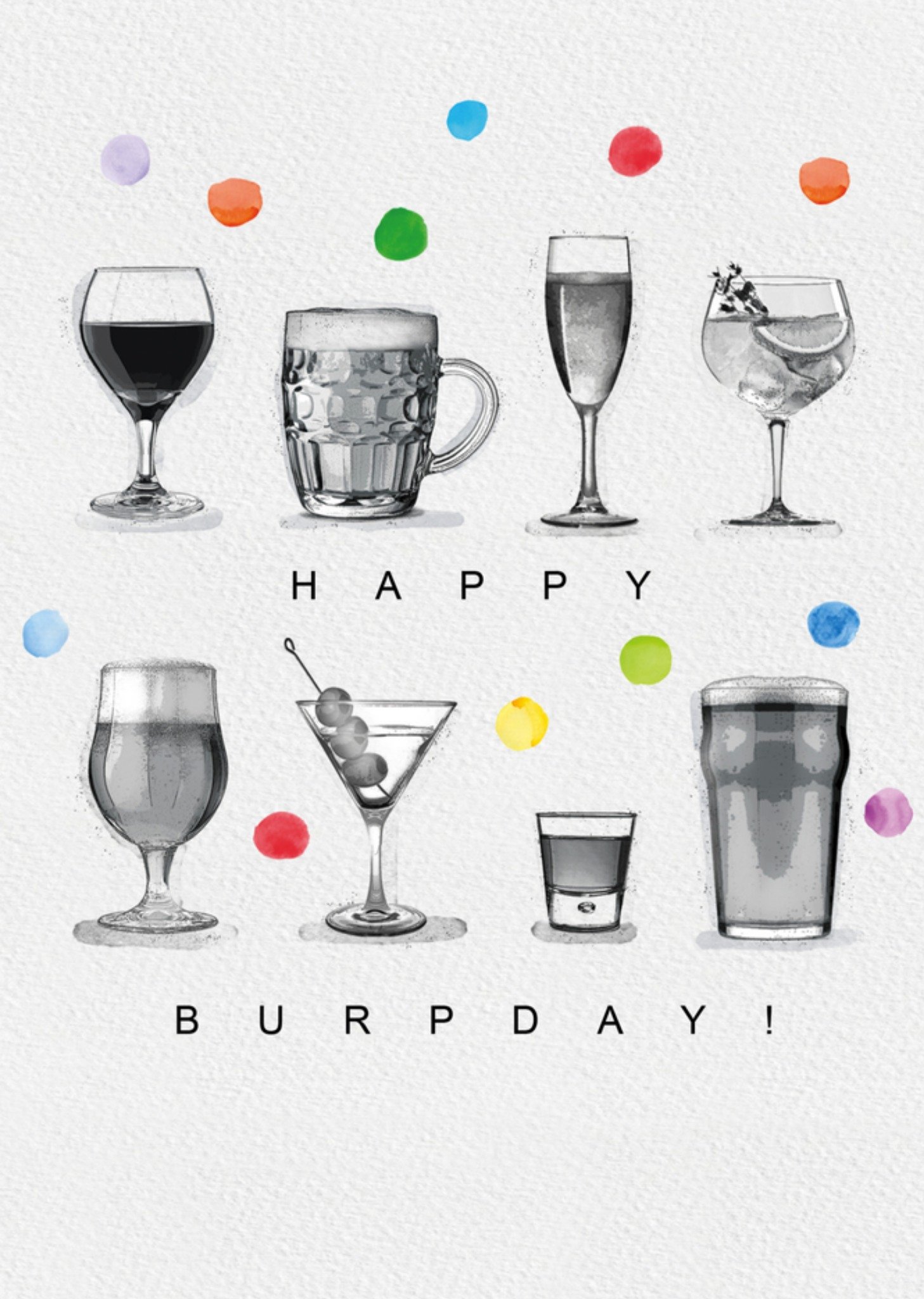 Verjaardagskaart drankjes Kaart Emma Proctor