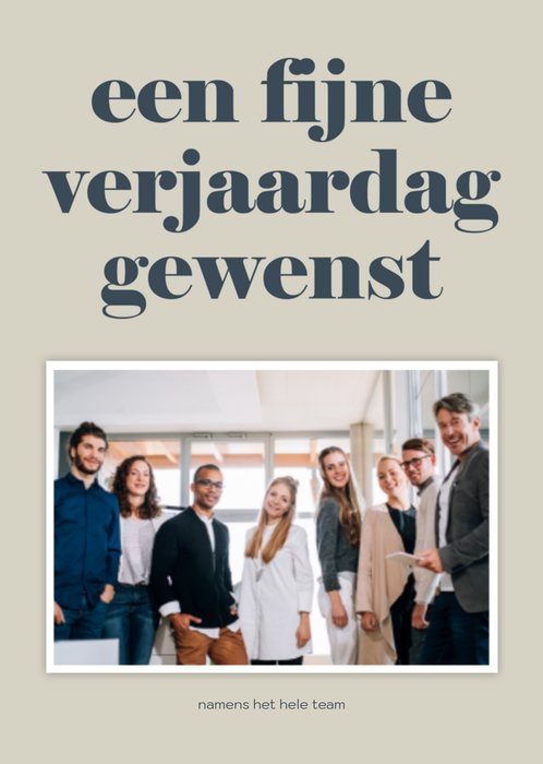 Greetz | Verjaardagskaart | Met foto