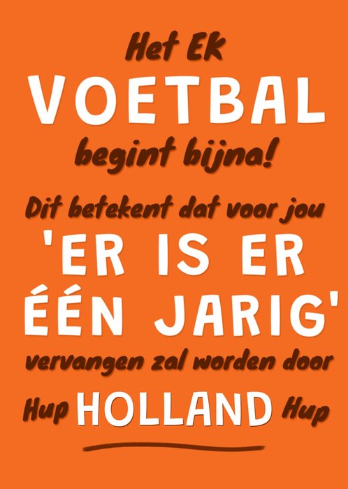 Greetz | Verjaardag | Het ek voetbal