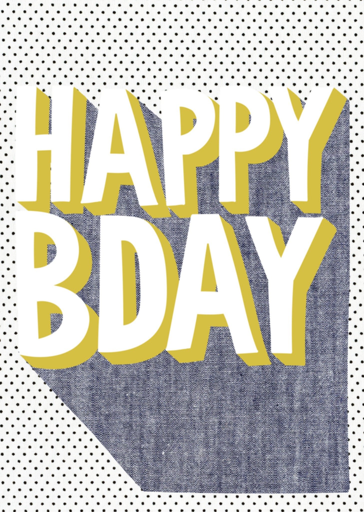 Verjaardagskaart happy bday Kaart Greetz