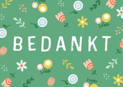 Marieke Witke | Bedankkaart | bloemen