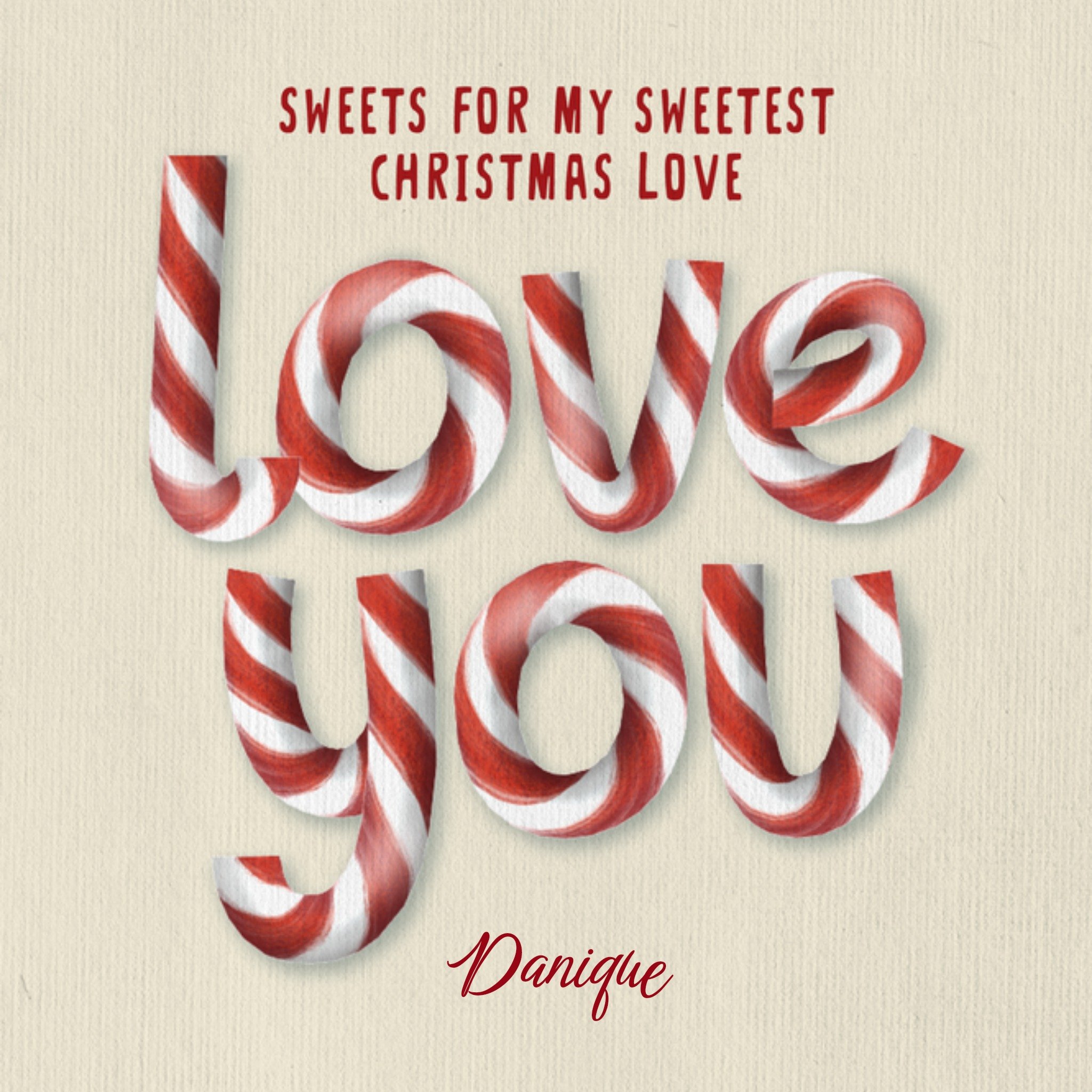 Patricia Hooning Kerstkaart Sweetest Christmas love Fishuals