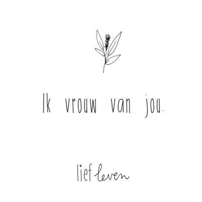 Lief Leven | Denken aan kaart | vrouw van jou