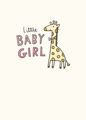Jenny Seddon | Geboortekaart | Giraffe