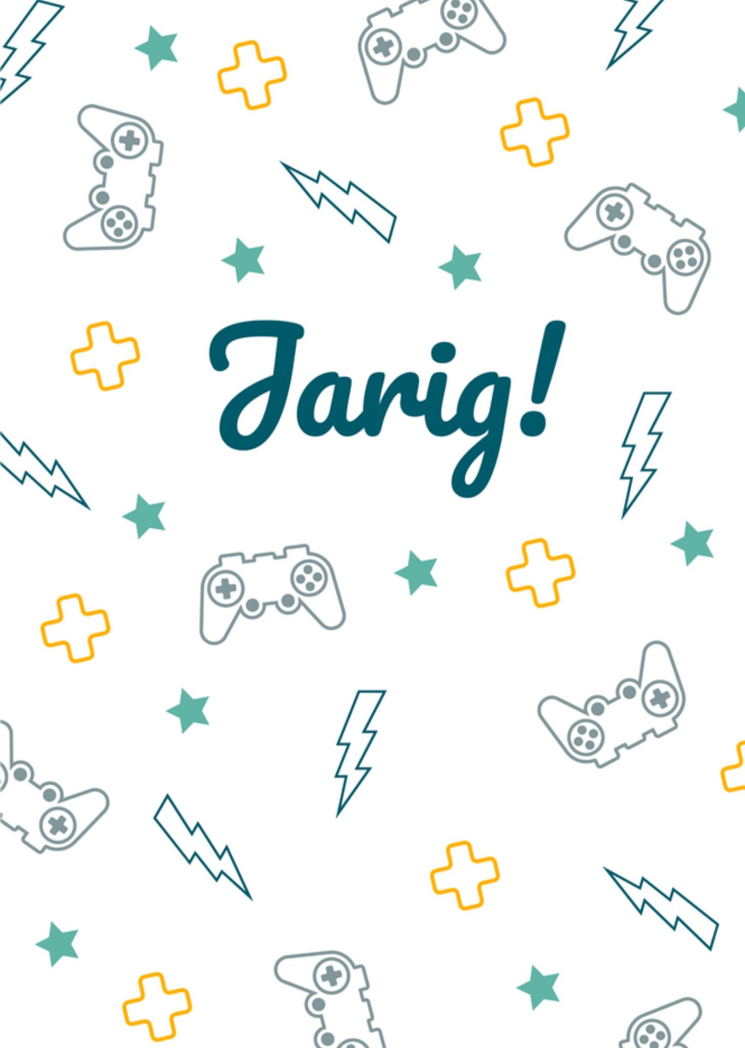 Greetz Verjaardagskaart Gamen Standard Card