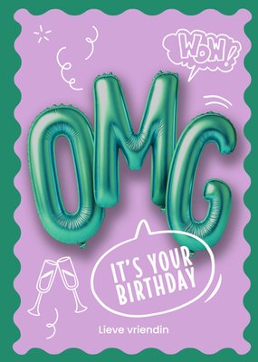 Luckz | Verjaardagskaart | Omg it's your birthday