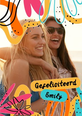 Greetz | Verjaardagskaart | Met naam | Illustratie