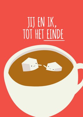 Jolly Awesome | Liefdeskaart | tot het einde