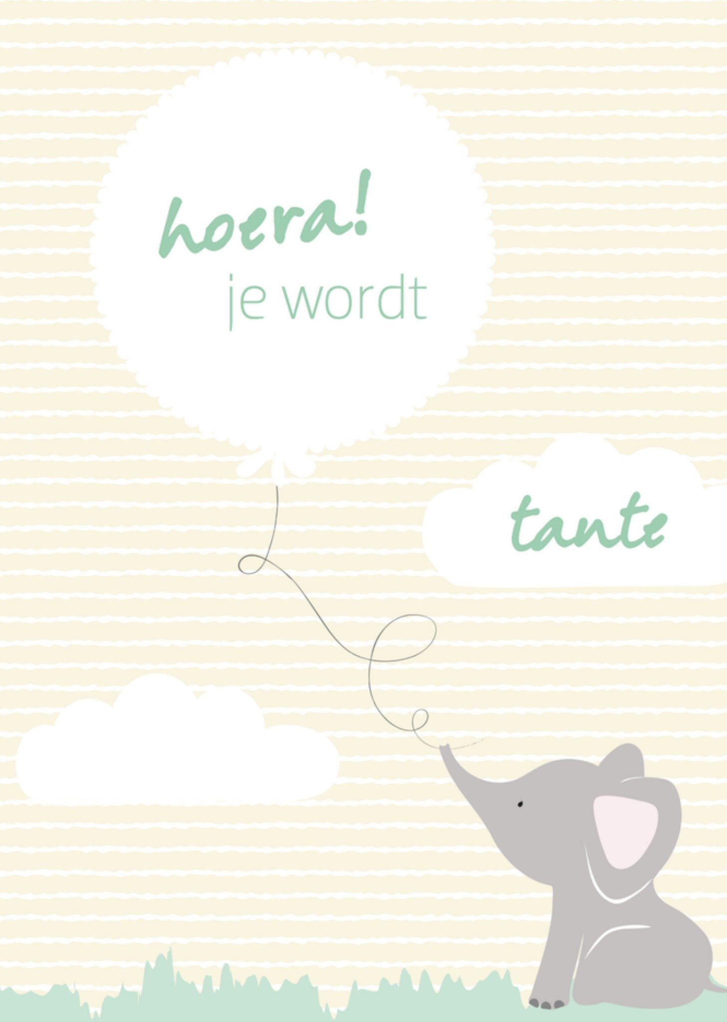 TMS Zwangerschapskaart Tante Standard Card
