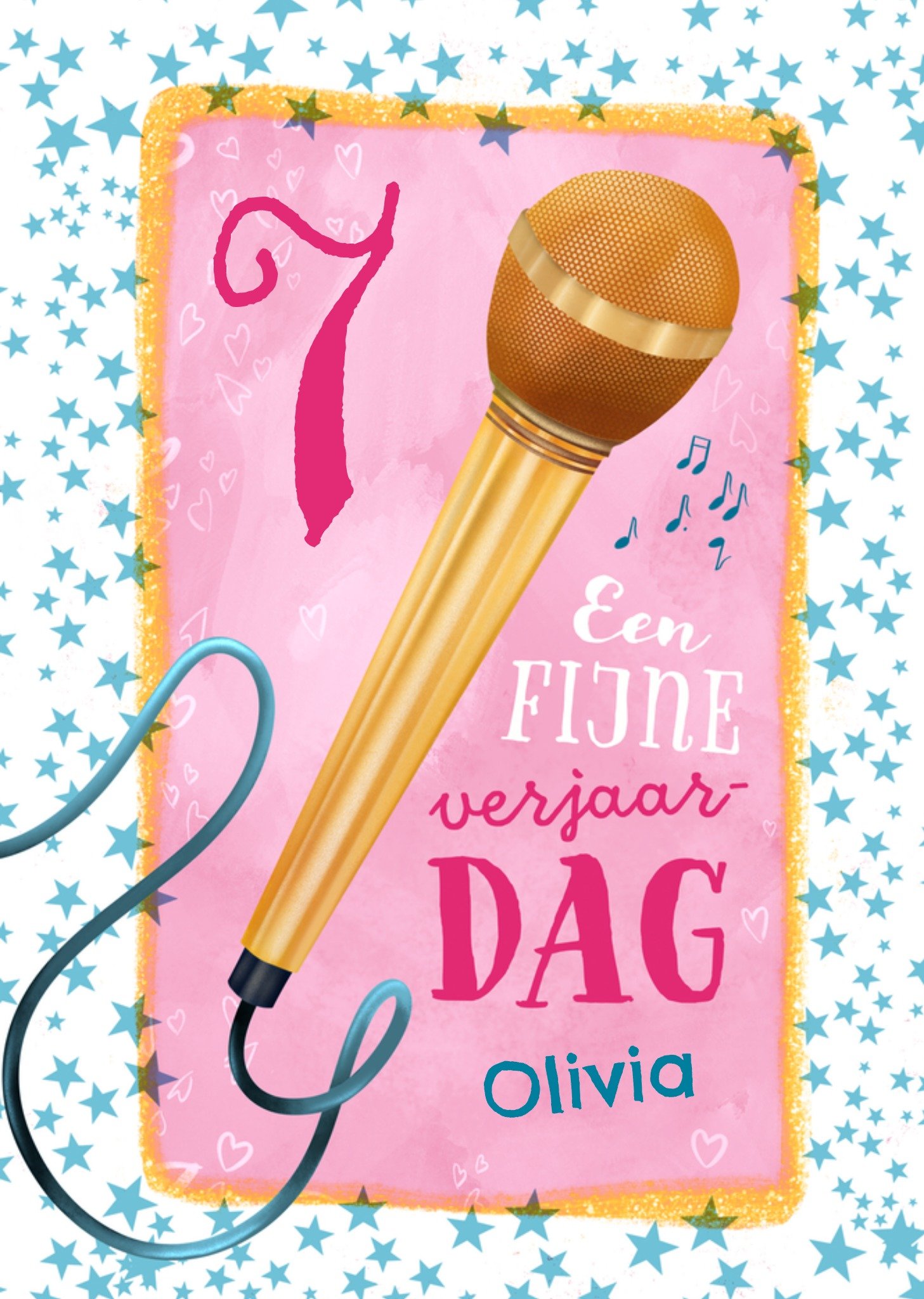 Verjaardagskaart 7 Een fijne verjaardag Kaart Fishuals