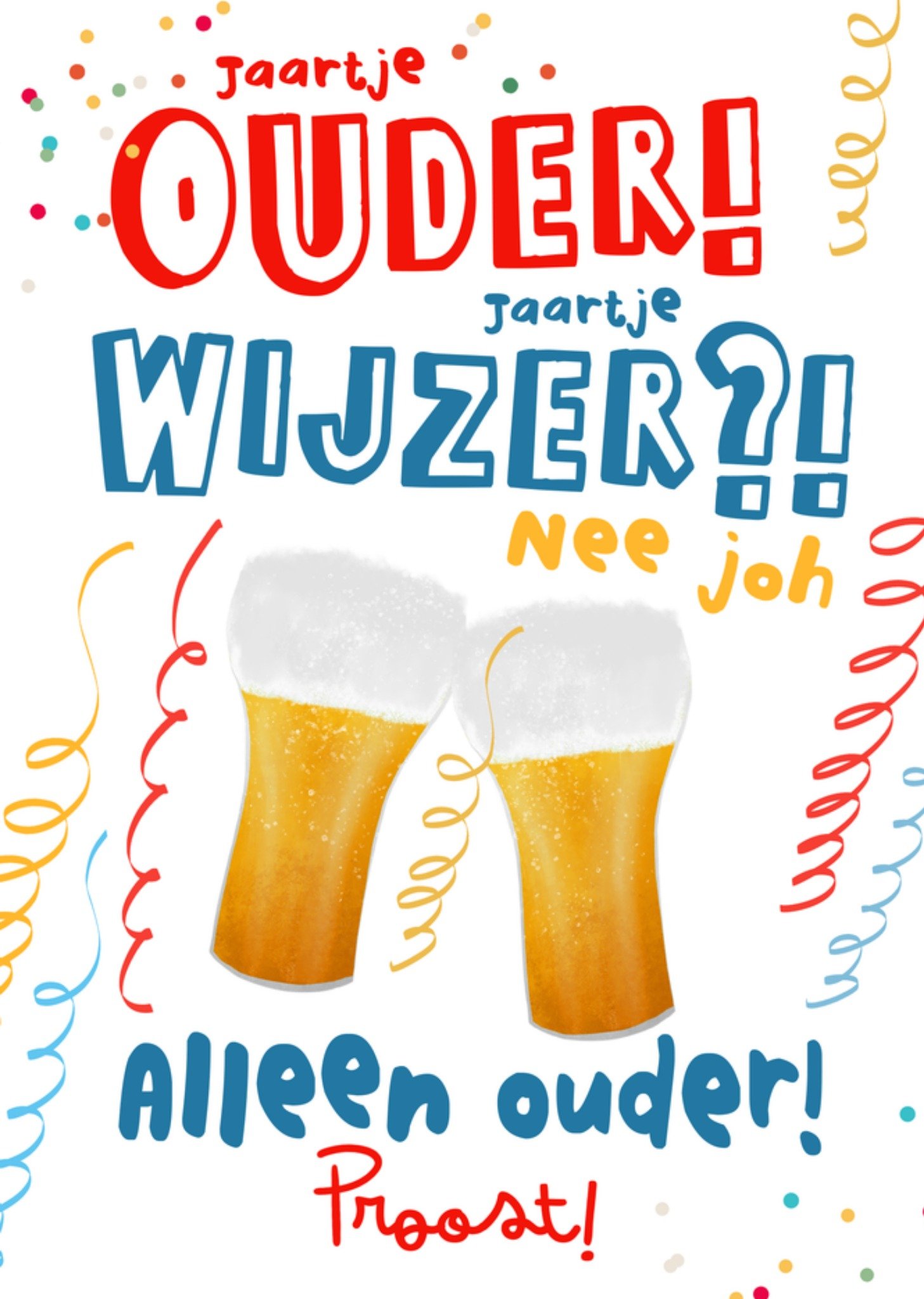 Patricia Hooning Verjaardagskaart Jaartje ouder Kaart Greetz