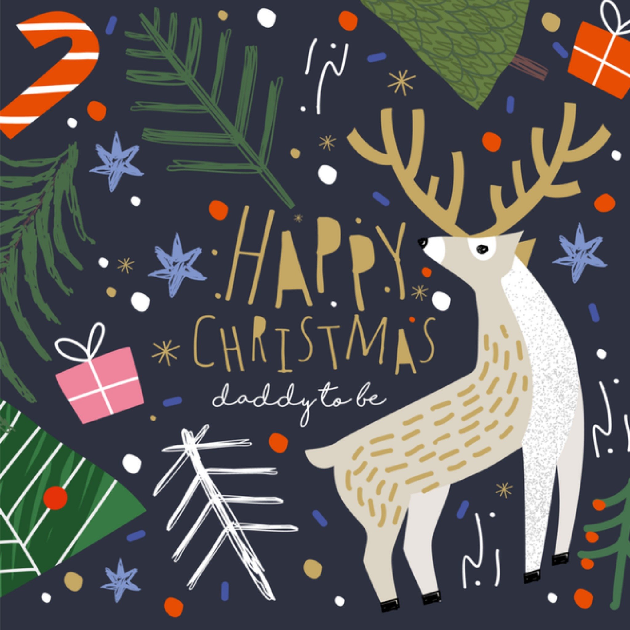 Kerstkaart Papa to be Paperclip