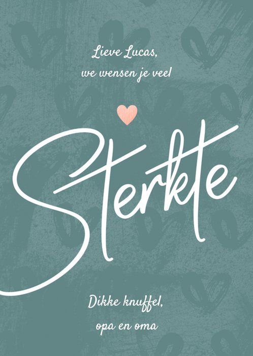 Luckz | Sterkte kaart | opa en oma | met naam