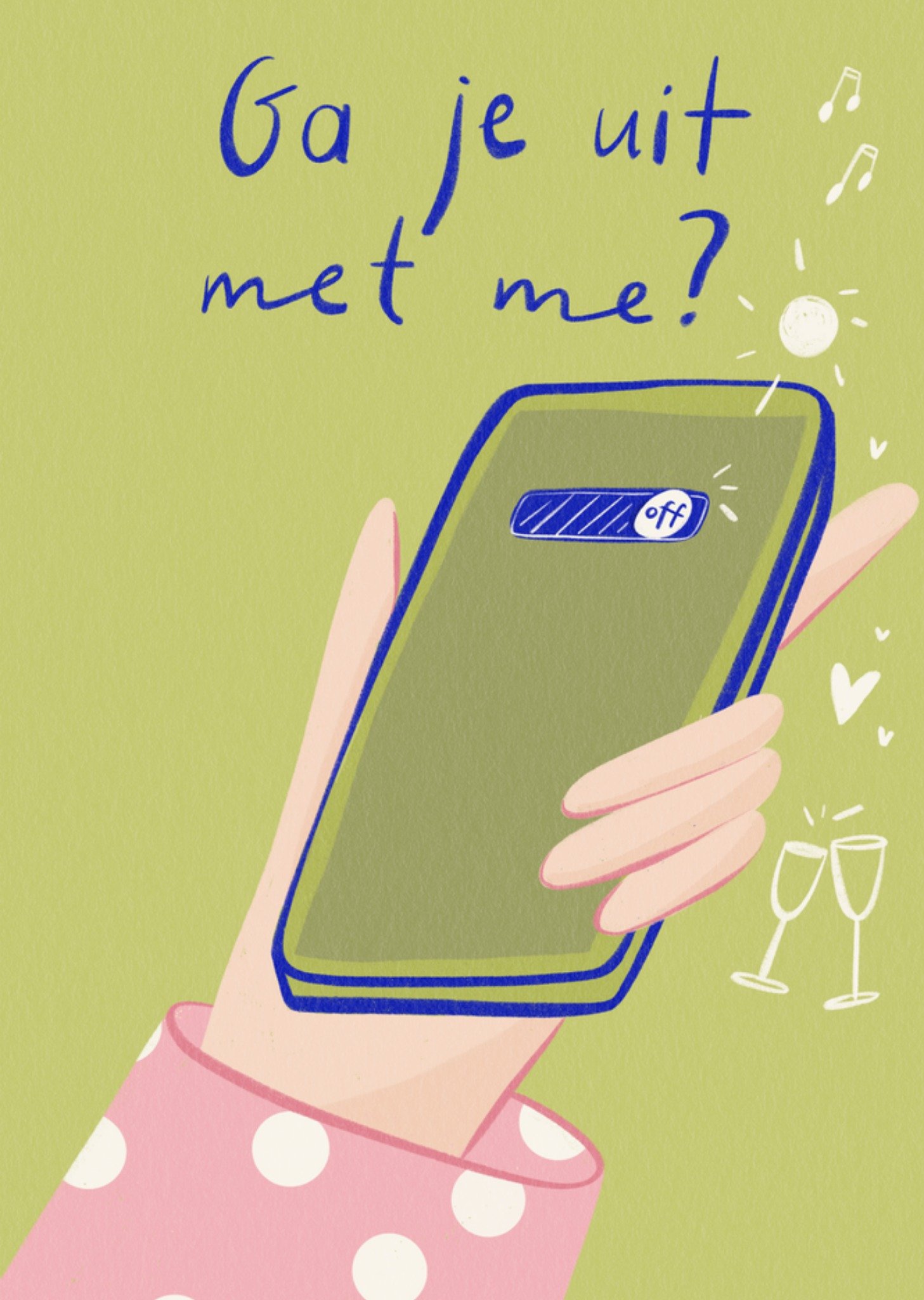 Verjaardagskaart Ga Je Uit Met Me? Kaart Julia Koopman