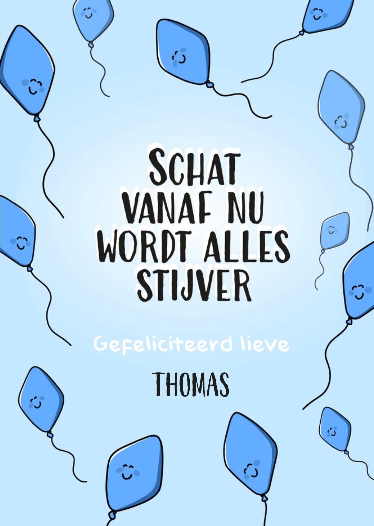 Verjaardagskaart met naam Kaart Liefs Jansje