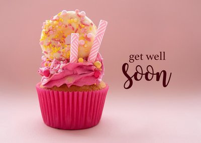 Photoflash | Beterschapkaart | cupcake