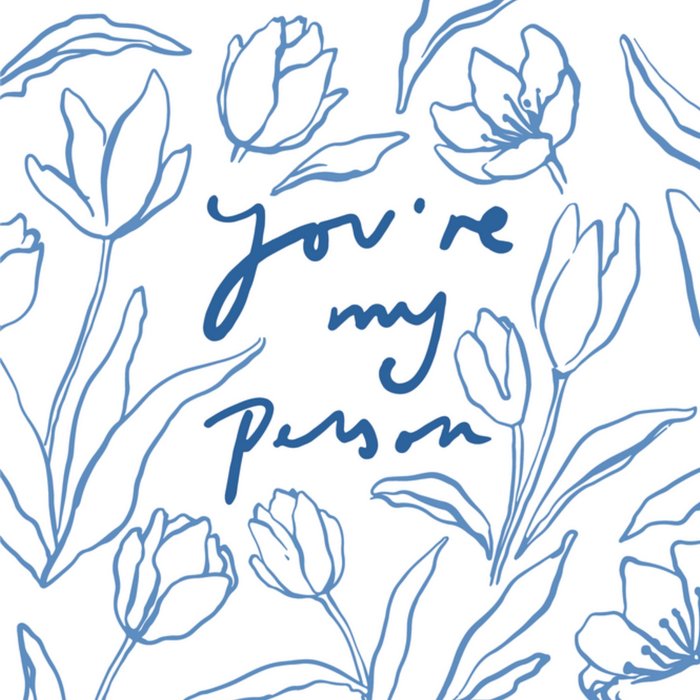 Greetz | Valentijnskaart | Tulpen | you're my person