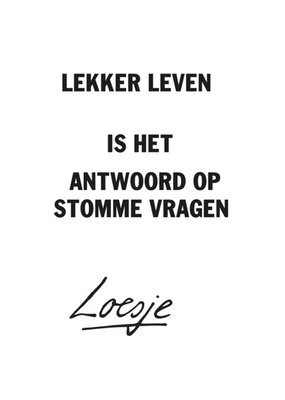 Loesje | Zomaar kaart | Succes