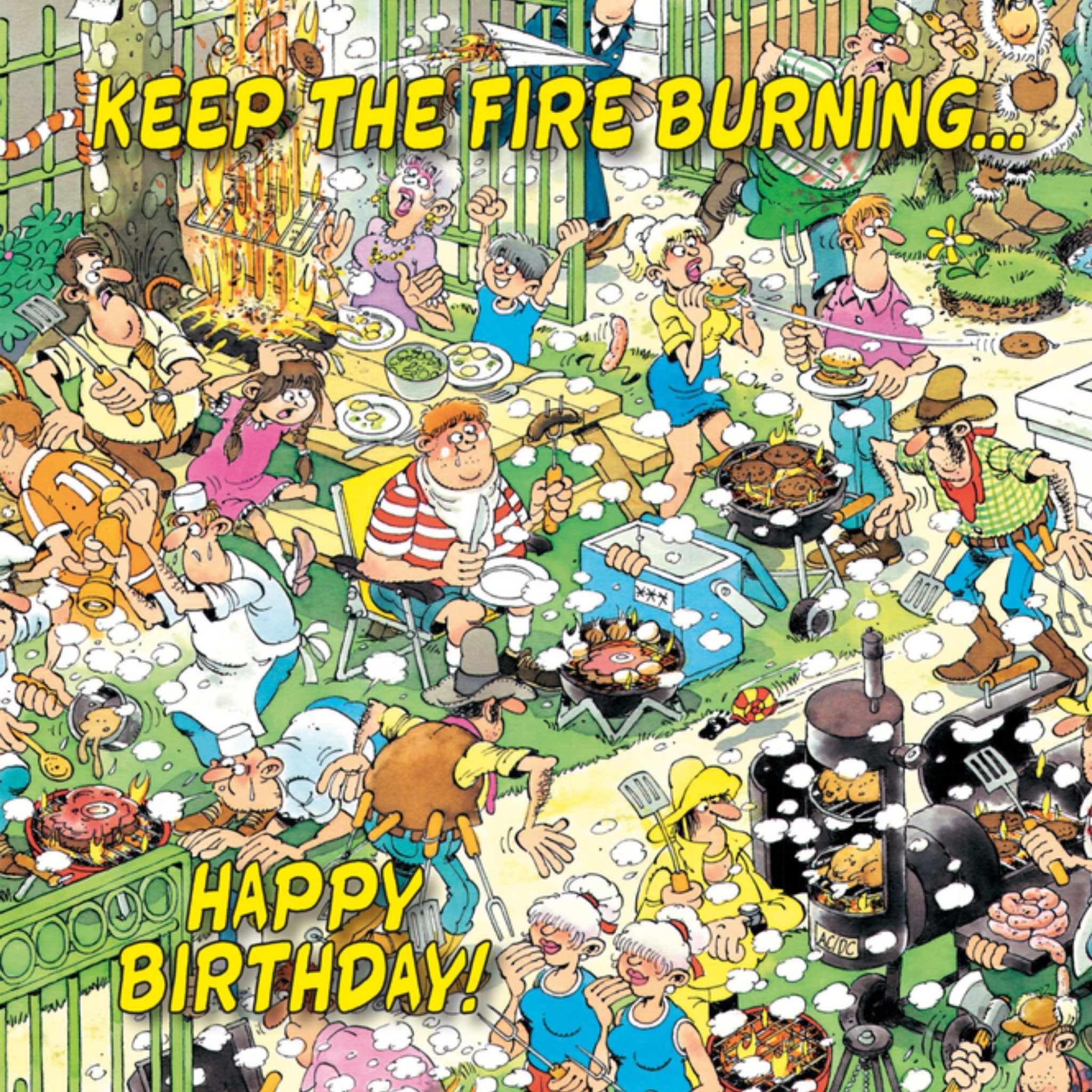 Verjaardagskaart Vierkante Kaart Jan van Haasteren