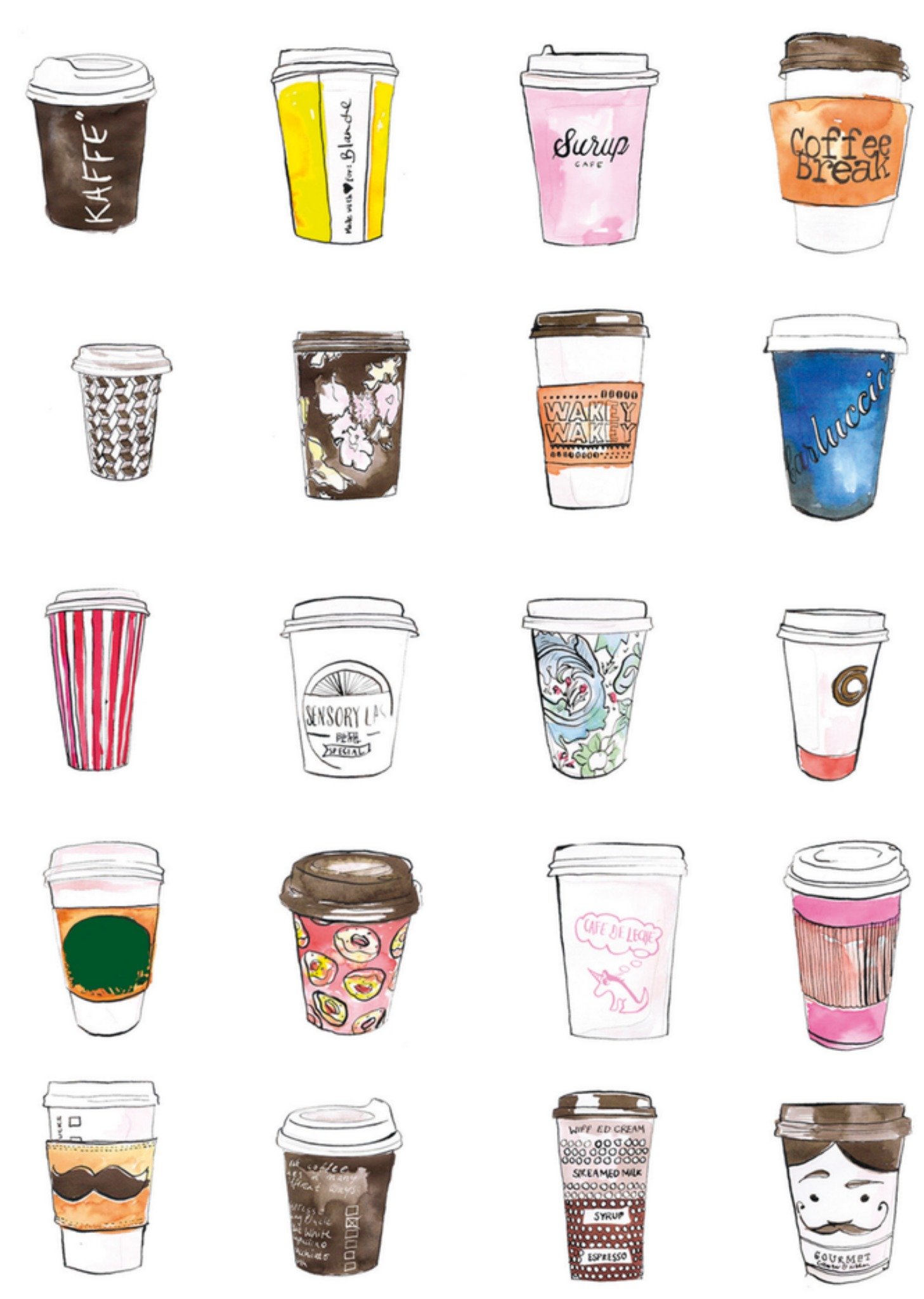 Zomaar kaart Koffie Kaart Marie Bodié