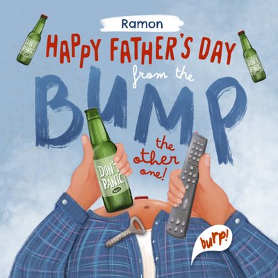 Fishuals | Vaderdagkaart | Happy Father's Day from the bump 