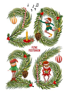 Patricia Hooning | Nieuwjaarskaart | Fijne Feestdagen