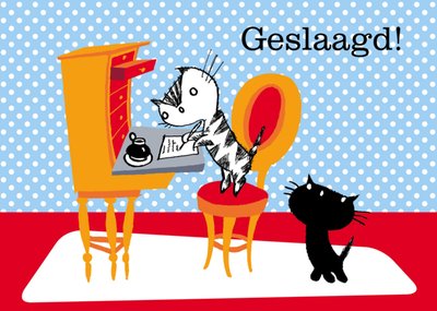 Fiep Westendorp | Geslaagd kaart | illustratie