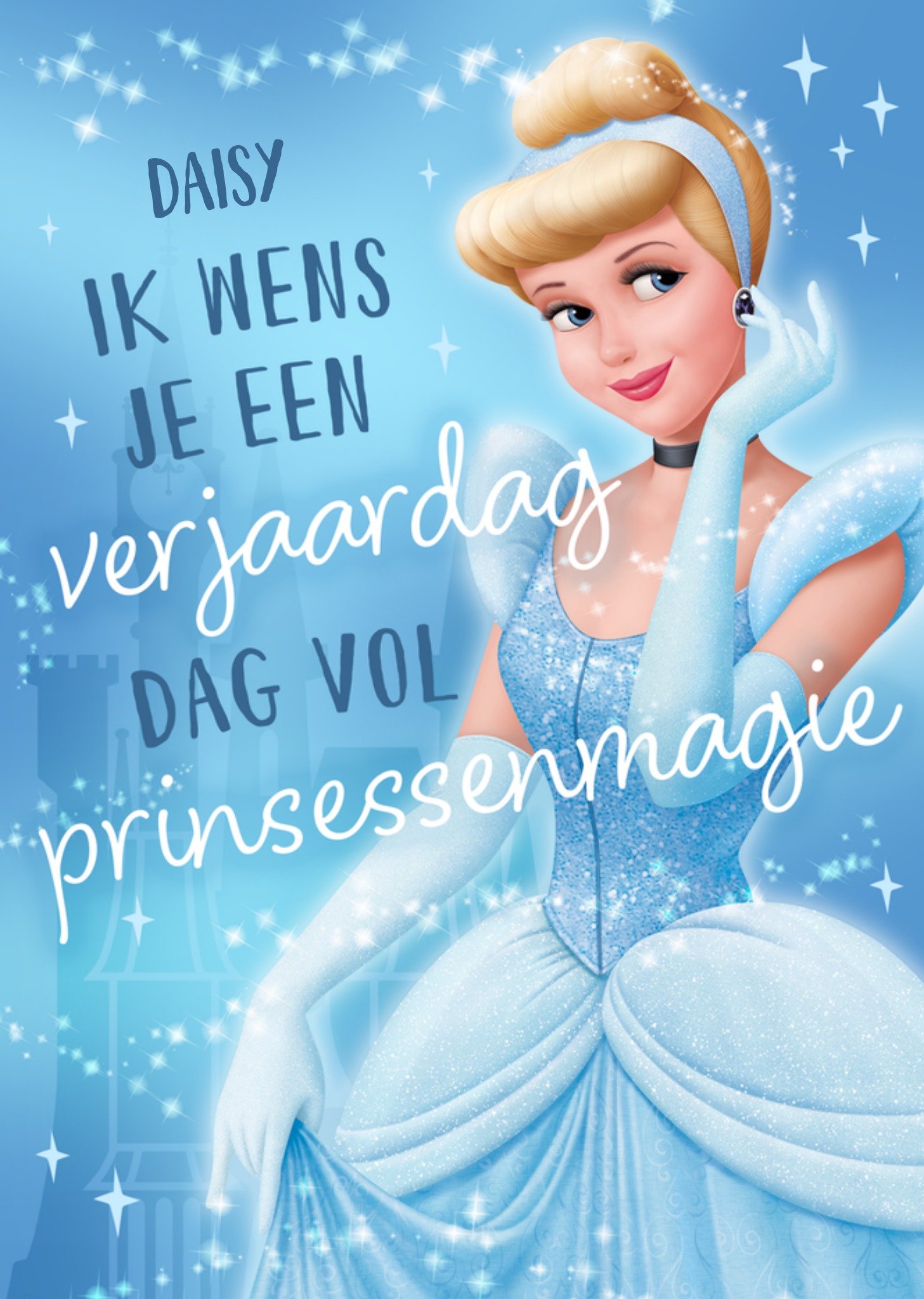 Verjaardagskaart Cinderella Kaart Disney Prinsessen