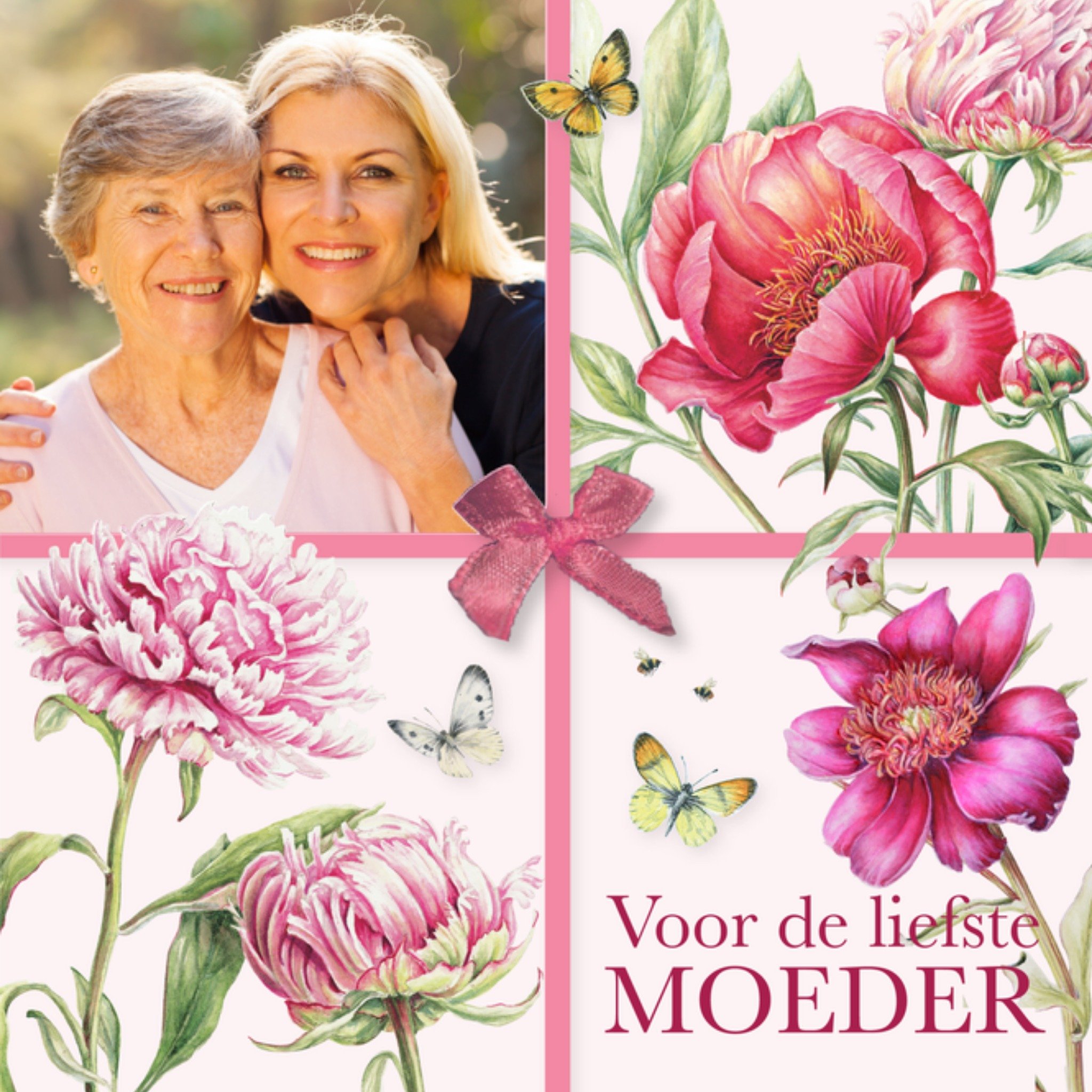 Moederdagkaart fotokaart Vierkante Kaart Janneke Brinkman