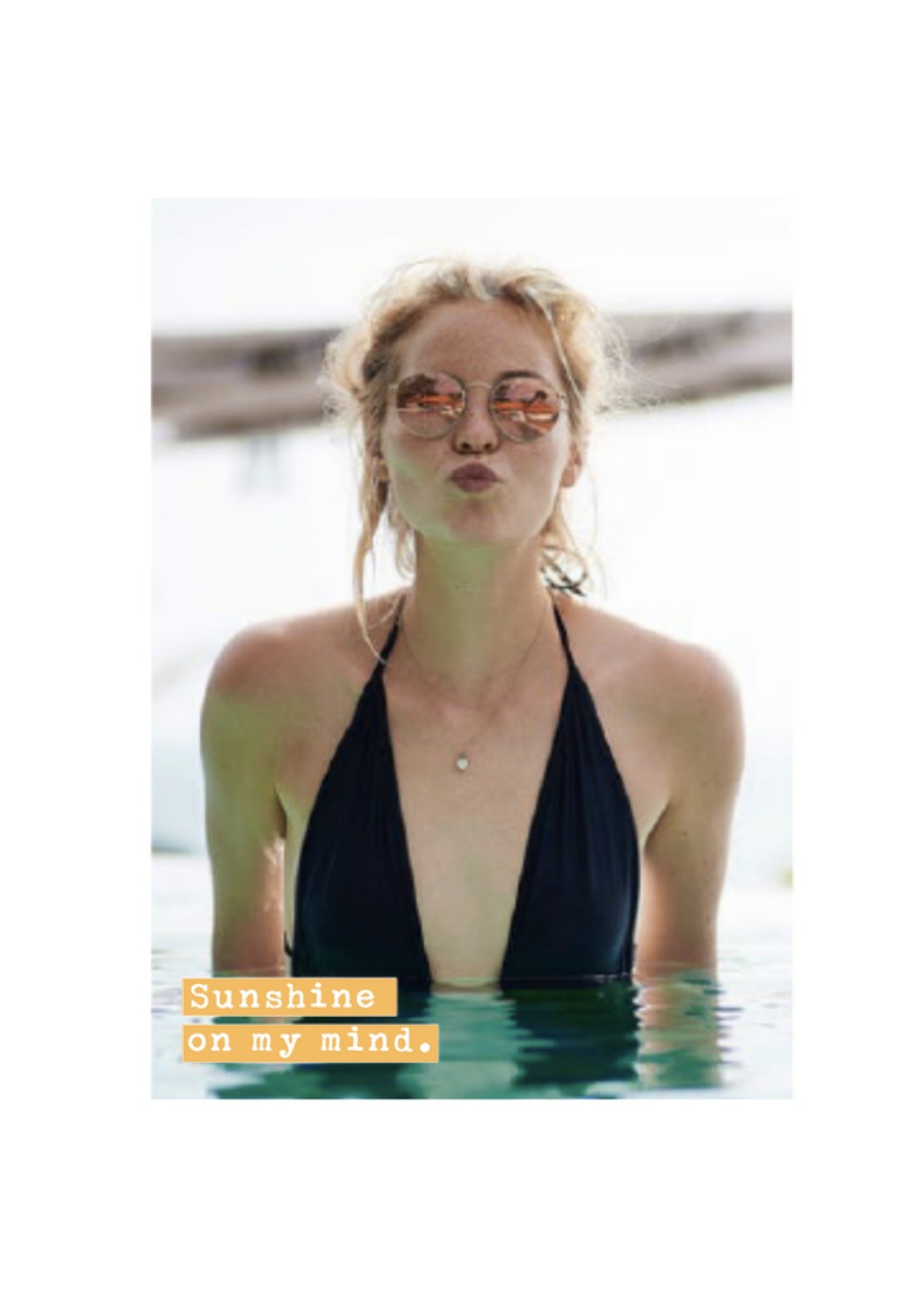 Vakantiekaart Sunshine Foto Kaart Greetz