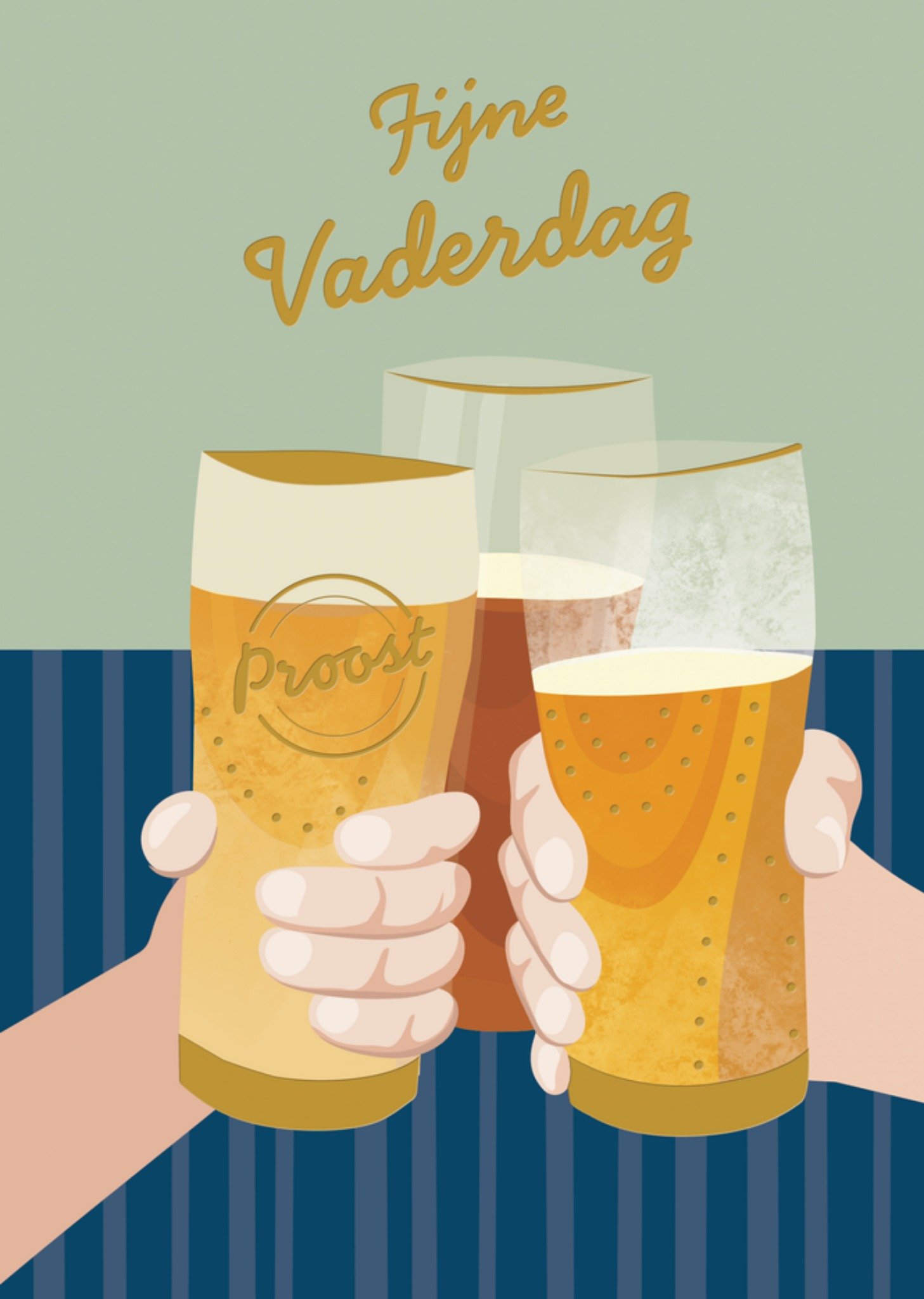 TMS Vaderdagkaart Proost fijne Vaderdag Greetz