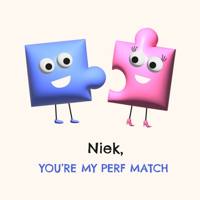 Greetz | Valentijnskaart | You're my perf match