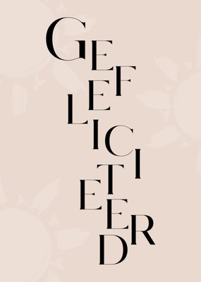 Greetz | Felicitatiekaart | gefeliciteerd