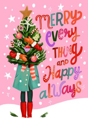 Aniet Illustration | Kerstkaart | Merry Everything