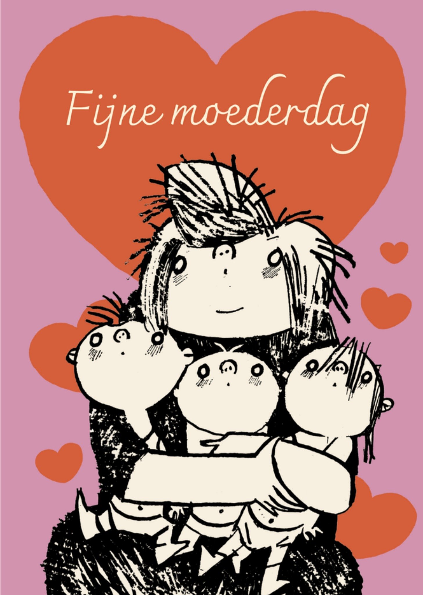 Moederdagkaart Mama Hart Kaart Fiep Westendorp