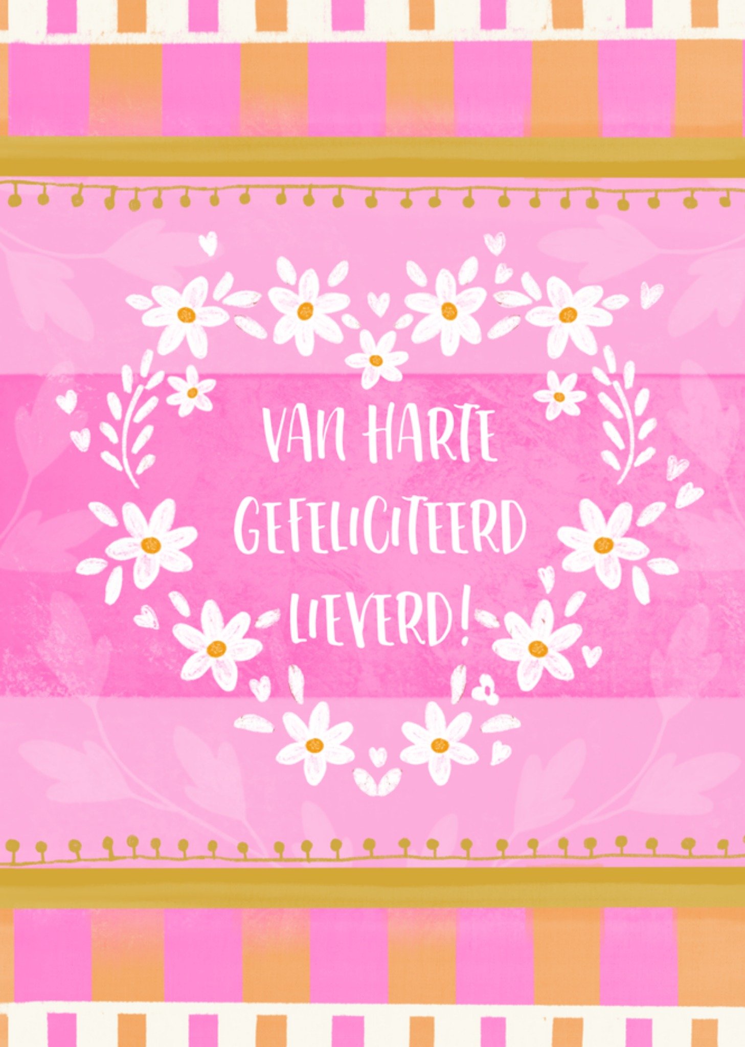 Verjaardagskaart Lieverd Bloemen Kaart Tsjip