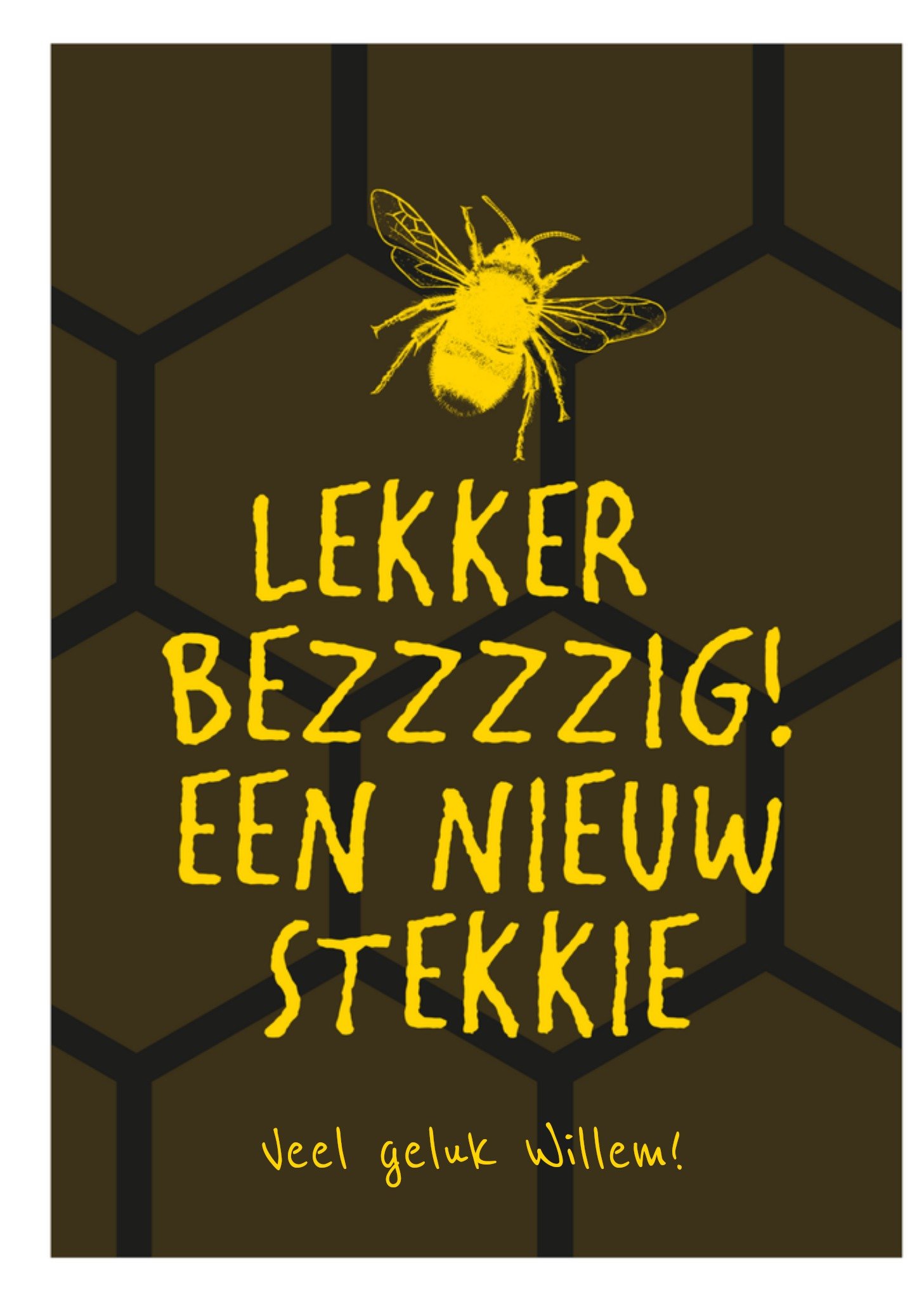 Greetz Nieuwe woning met aanpasbare naam Standard Card