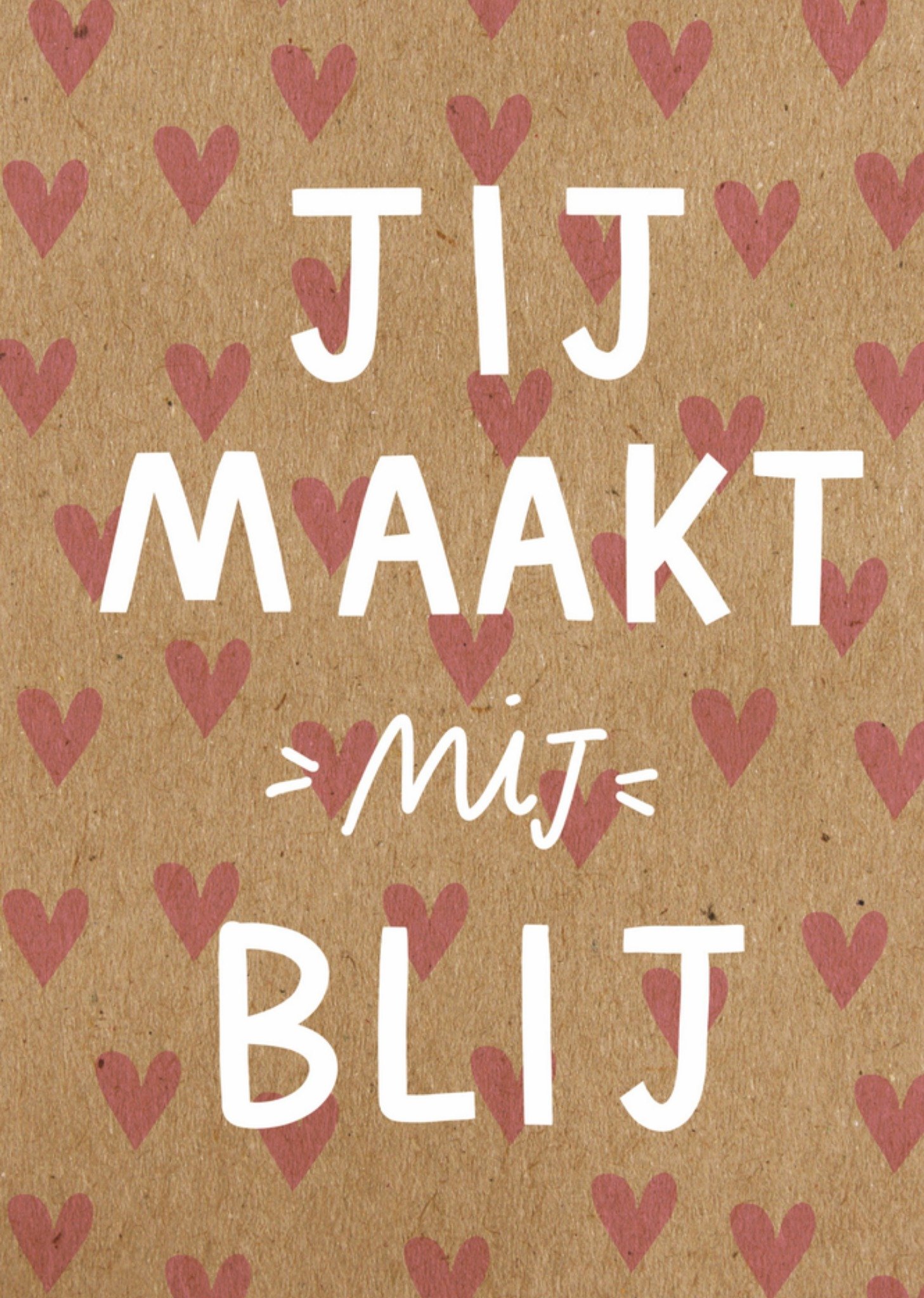 Valentijnskaart blij Kaart Charly Clements