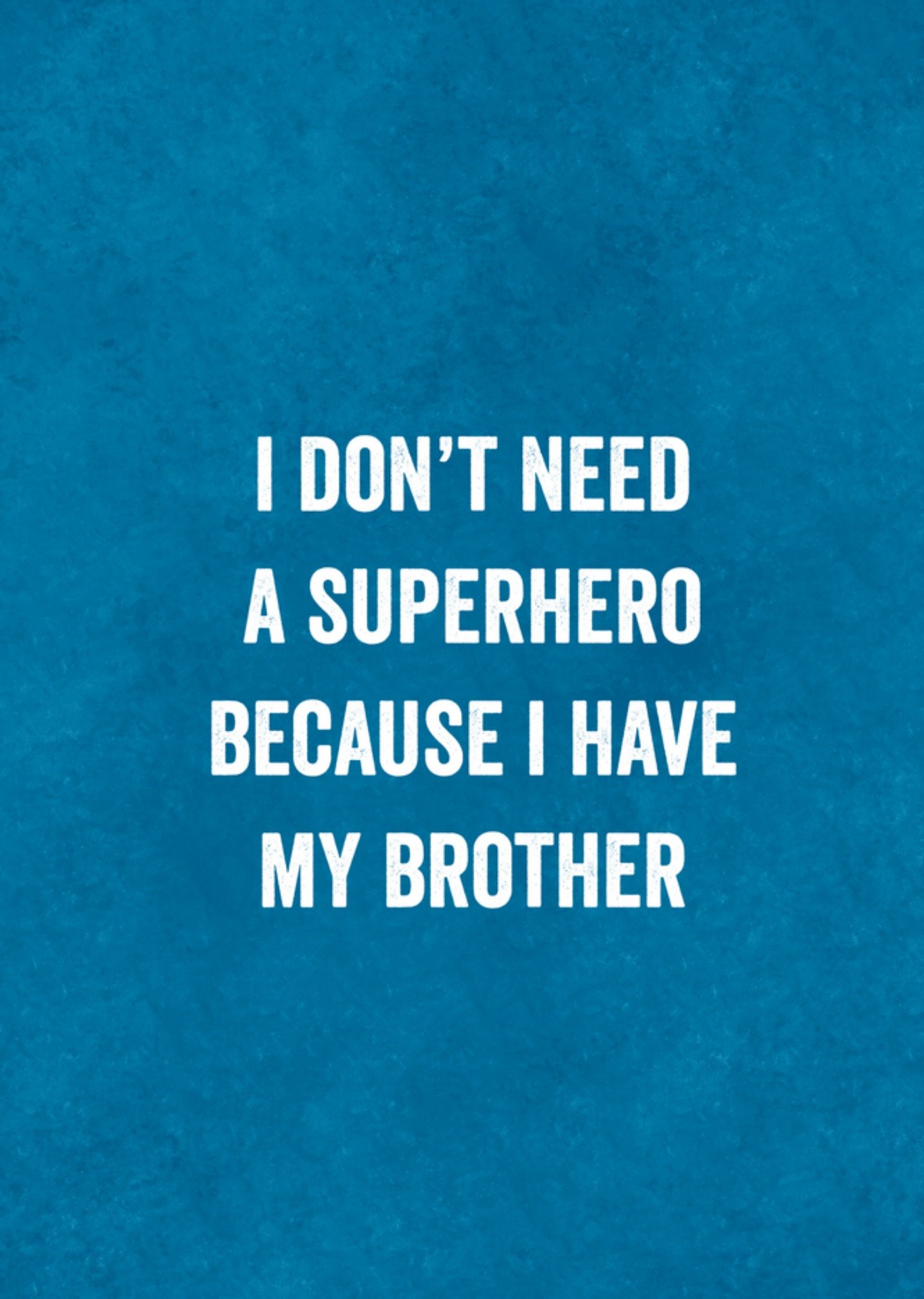 Greetz | Broer en zus dag | superhero | broer | Standard Card