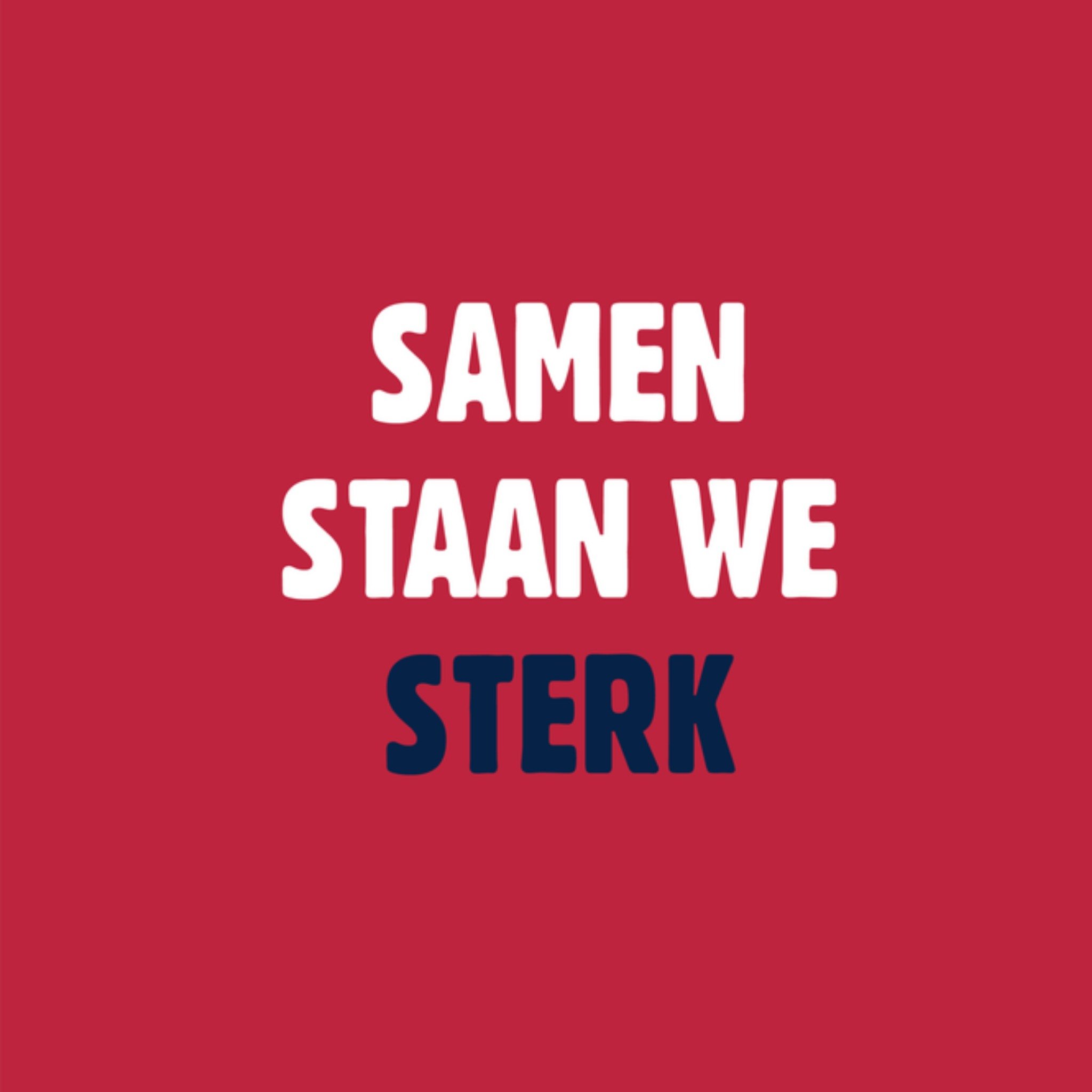 Greetz Valentijnskaart Samen sterk Vierkant