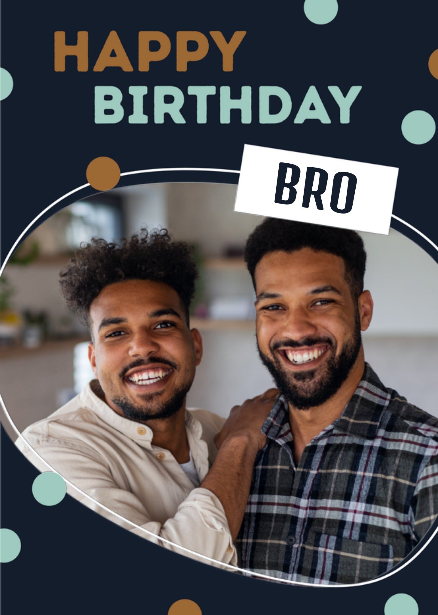 Greetz Verjaardagskaart Stippen Bro Standard Card