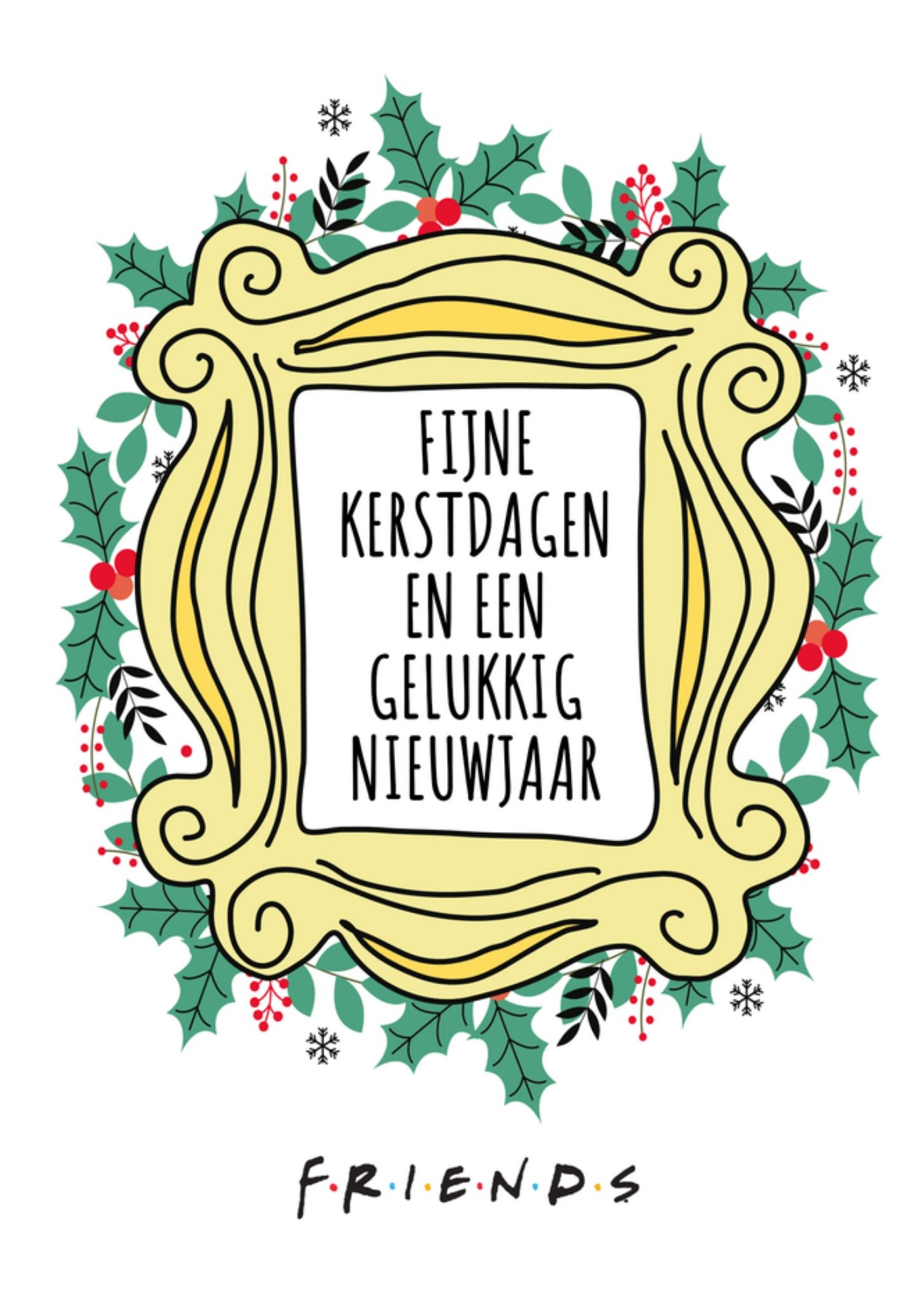 Friends Kerstkaart Fotolijst Friends televisieserie