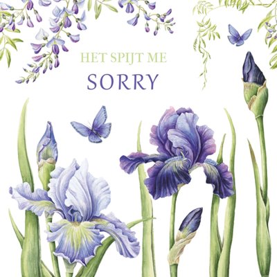 Janneke Brinkman | Sorry kaart | Bloemen